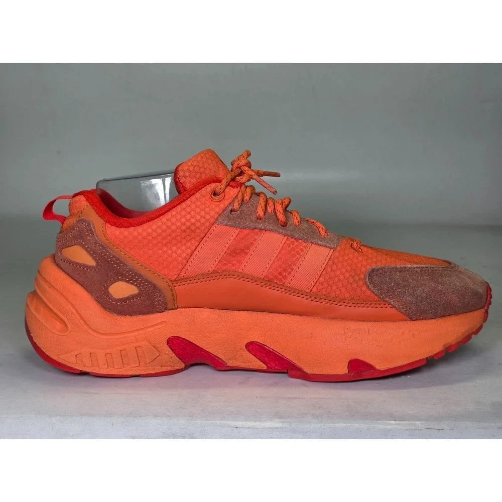 Adidas Originals ZX 22 Boost Men's Sneakers Size 9.5 UK 9 Orange Athletic‎ Shoes
